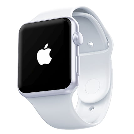 Apple-Logo auf der Apple Watch