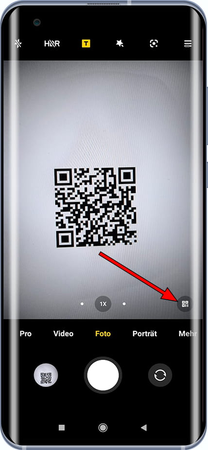 QR-Code erfassen Redmi Note 4 SD625