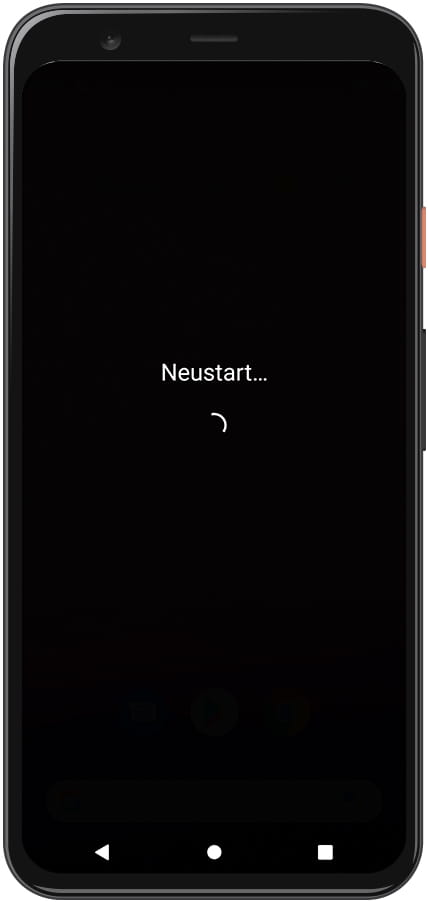 Android-Bildschirm neu starten