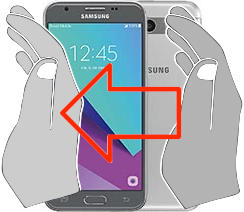 Bildschirmaufnahme Samsung Galaxy J3 Emerge