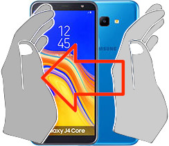 Bildschirmaufnahme Samsung Galaxy J4 Core