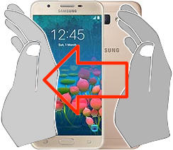 Bildschirmaufnahme Samsung Galaxy J5 Prime