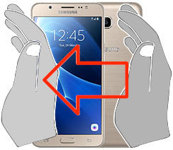 Bildschirmaufnahme Samsung Galaxy J7 (2016)